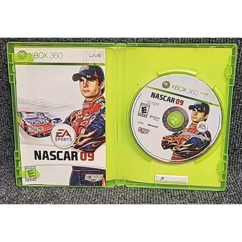Xbox 360 NASCAR 09 Microsoft CIB Complete Tested